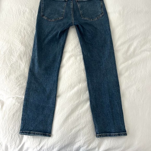 Gap High Rise Cigarette Jeans in Medium Indigo Size 24 Petite - Picture 5 of 7